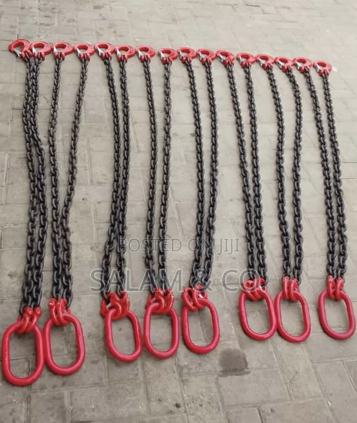 2 Leg Lifting Chain With Hooks – Heavy Duty Industrial Chain Sling