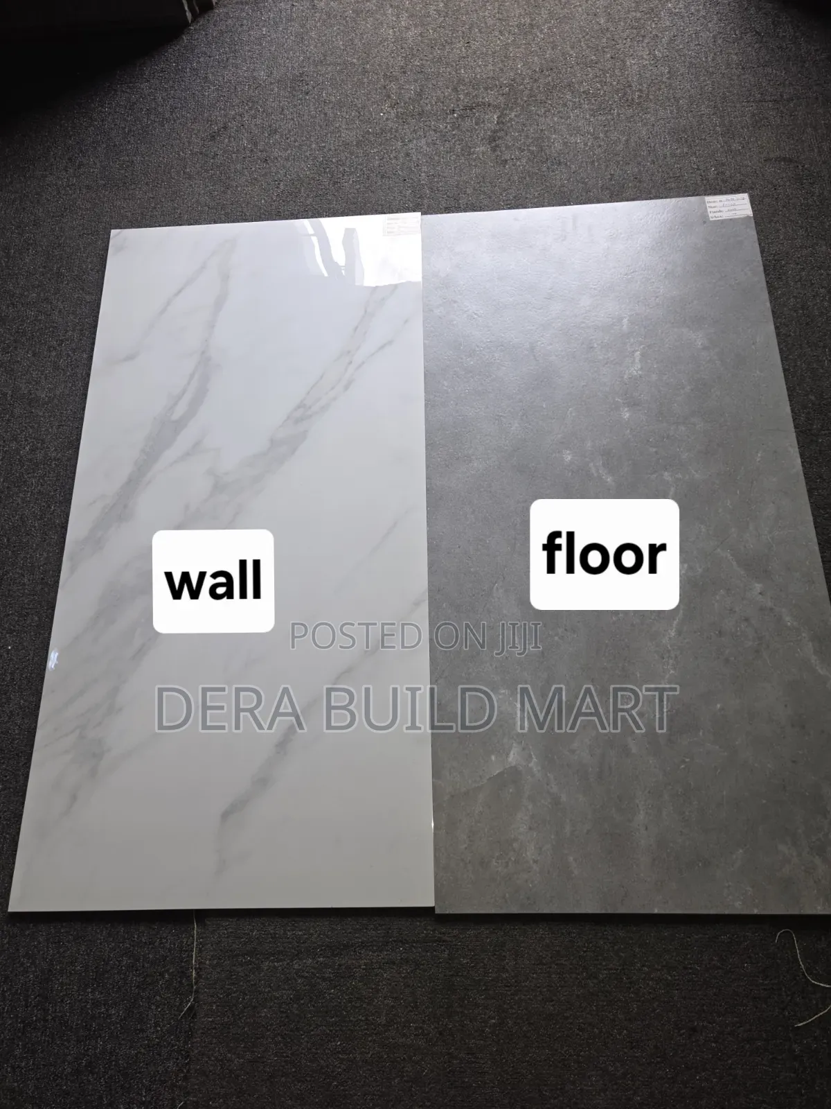 Carrara 60x120 and Matte Gray 60x120