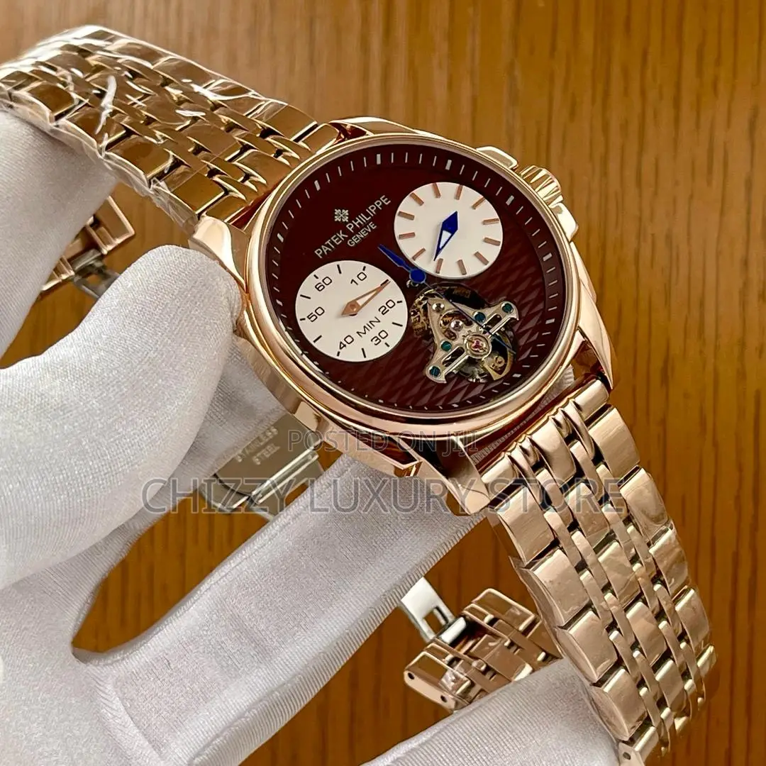 Patek Philippe Quality Luxury Men Automatic Engine Wristwatch