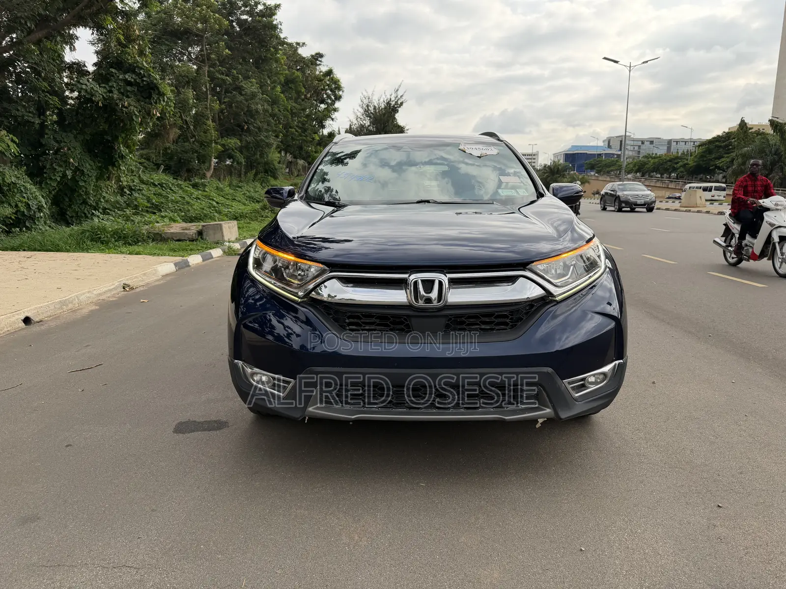Honda CR-V EX-L 4dr SUV AWD (1.5L 4cyl CVT) 2017 Blue