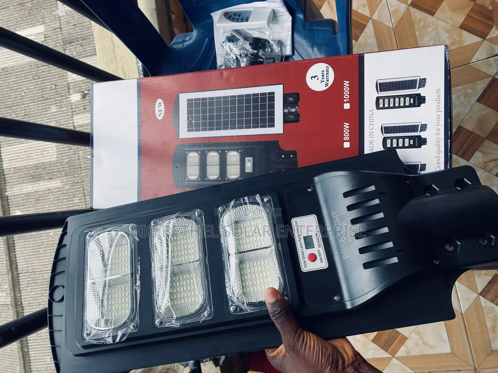 600w Bbse All in One Solar Street Light With 3years Warranty