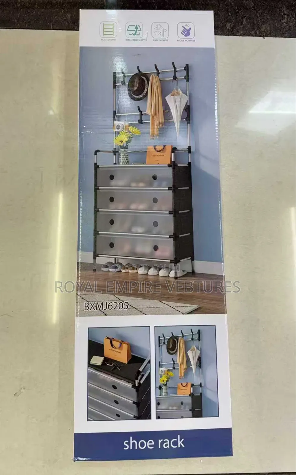 Shoe Rack With Hanger