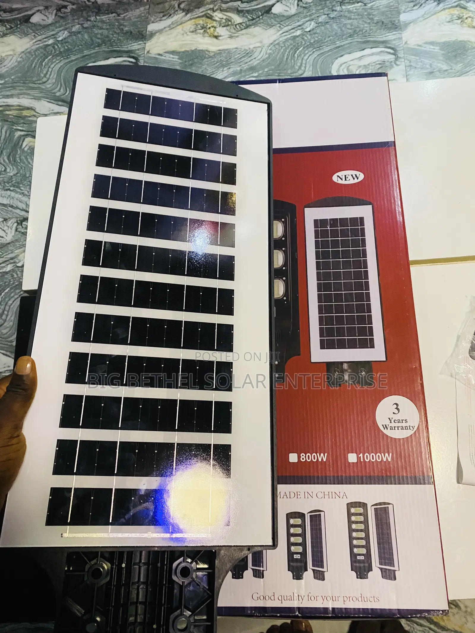 600w All in One Solar Street Light With Lithium Battery Very Bright