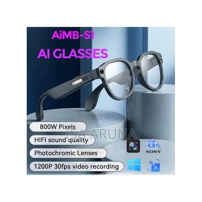 Aimb S1 Smart Glass Hd Camera Picture Video Ai Translation Chatgpt