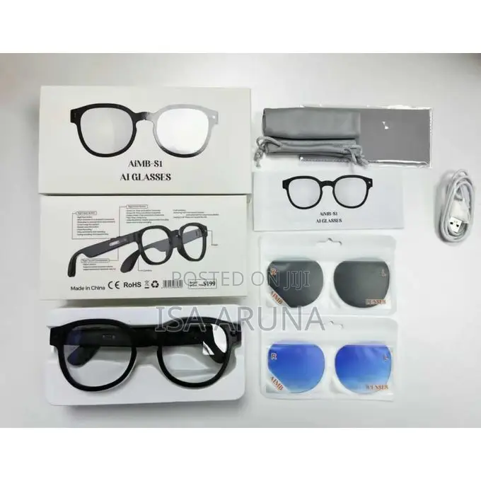 Aimb S1 Smart Glass Hd Camera Picture Video Ai Translation Chatgpt
