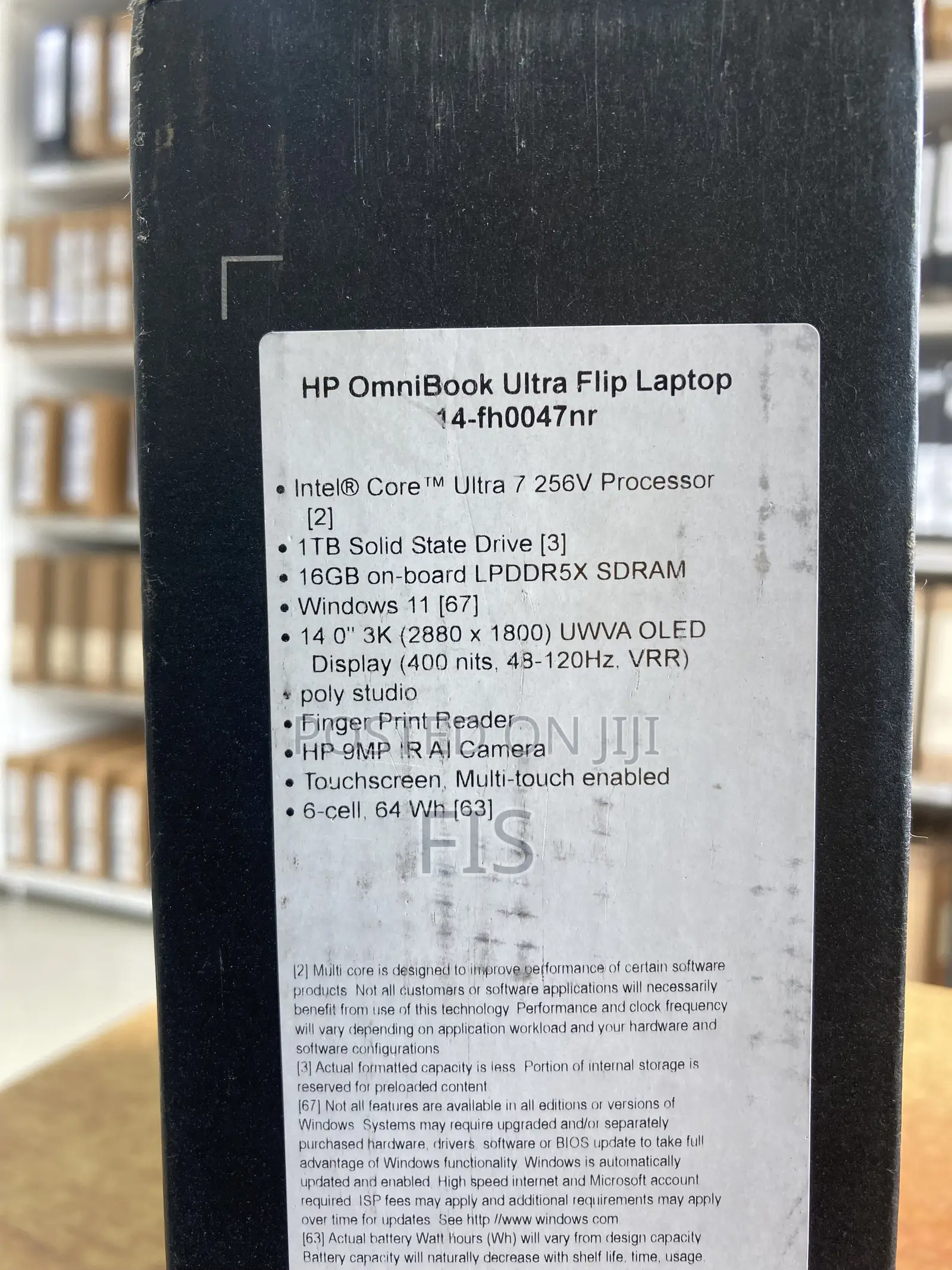 New Laptop HP OmniBook Ultra Flip 14" 16GB Intel Core Ultra 7 SSD 1T