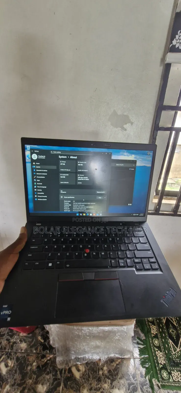 Laptop Lenovo ThinkPad L14 16GB Intel Core i5 SSD 512GB