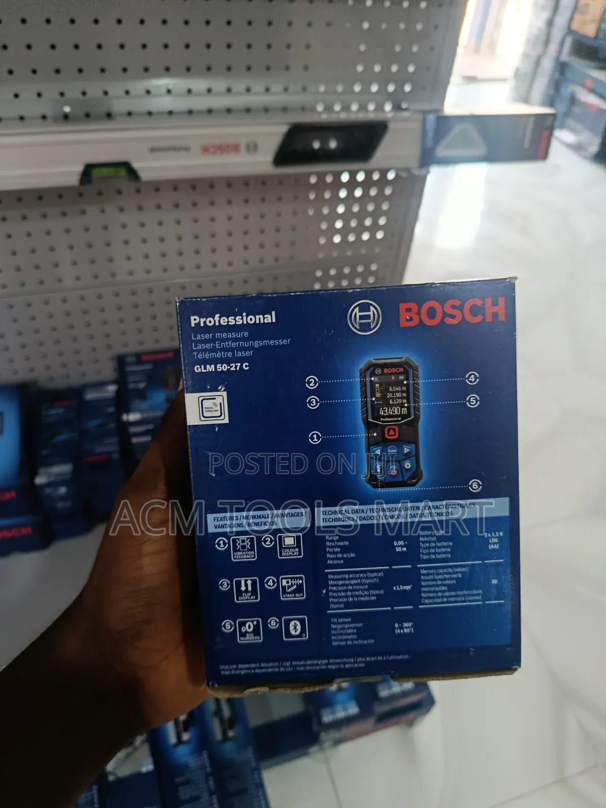 Bosch Professional Laser Distance Measure GLM 50-27 C (Glm 50-27 C)