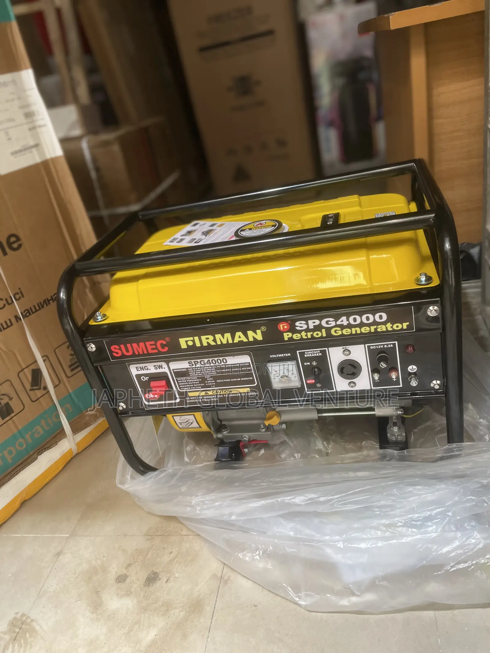 Powerful Spg4000 Sumec Firman 100% Copper Generator