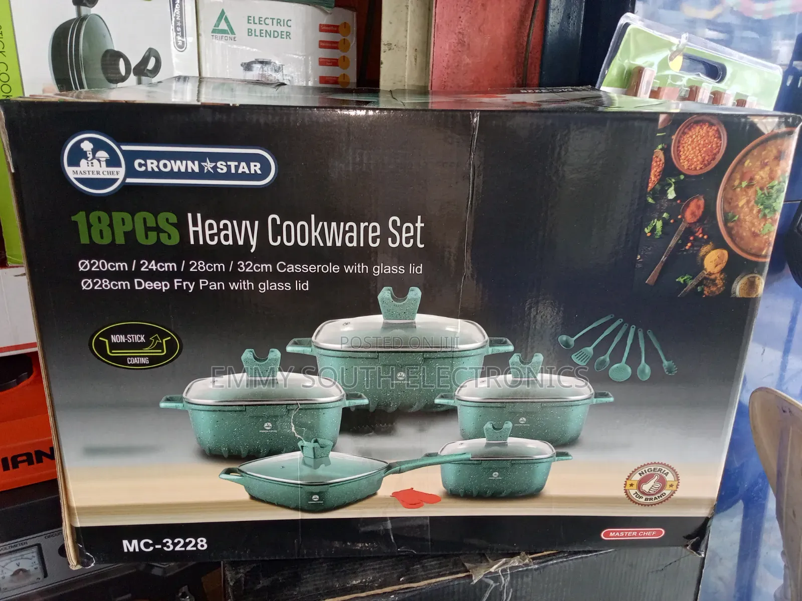 Crown18 PCS Heavy Cooking Set