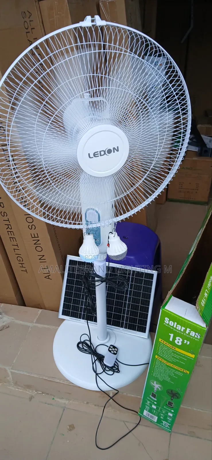 18 Inches Solar Fan