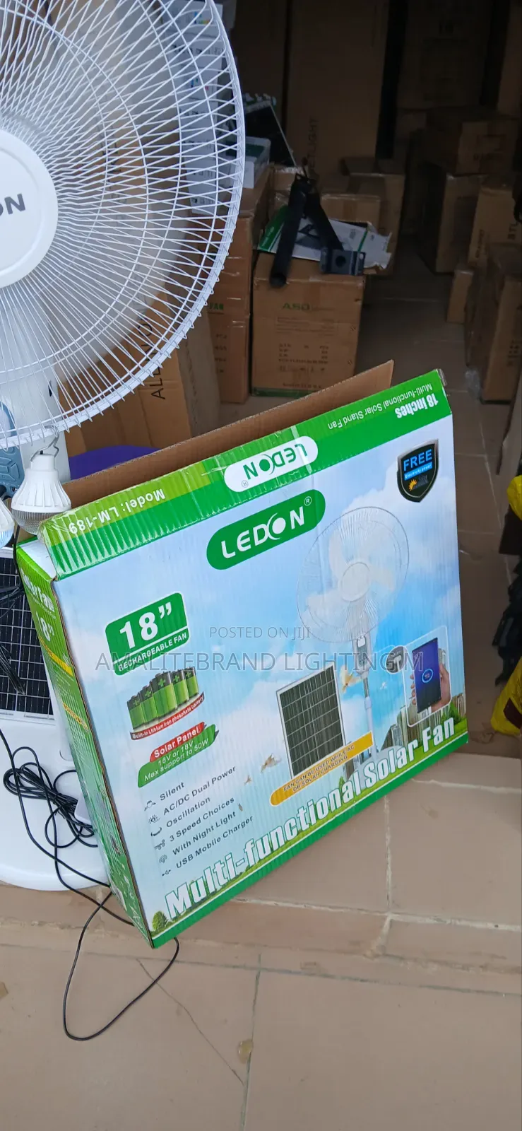 18 Inches Solar Fan