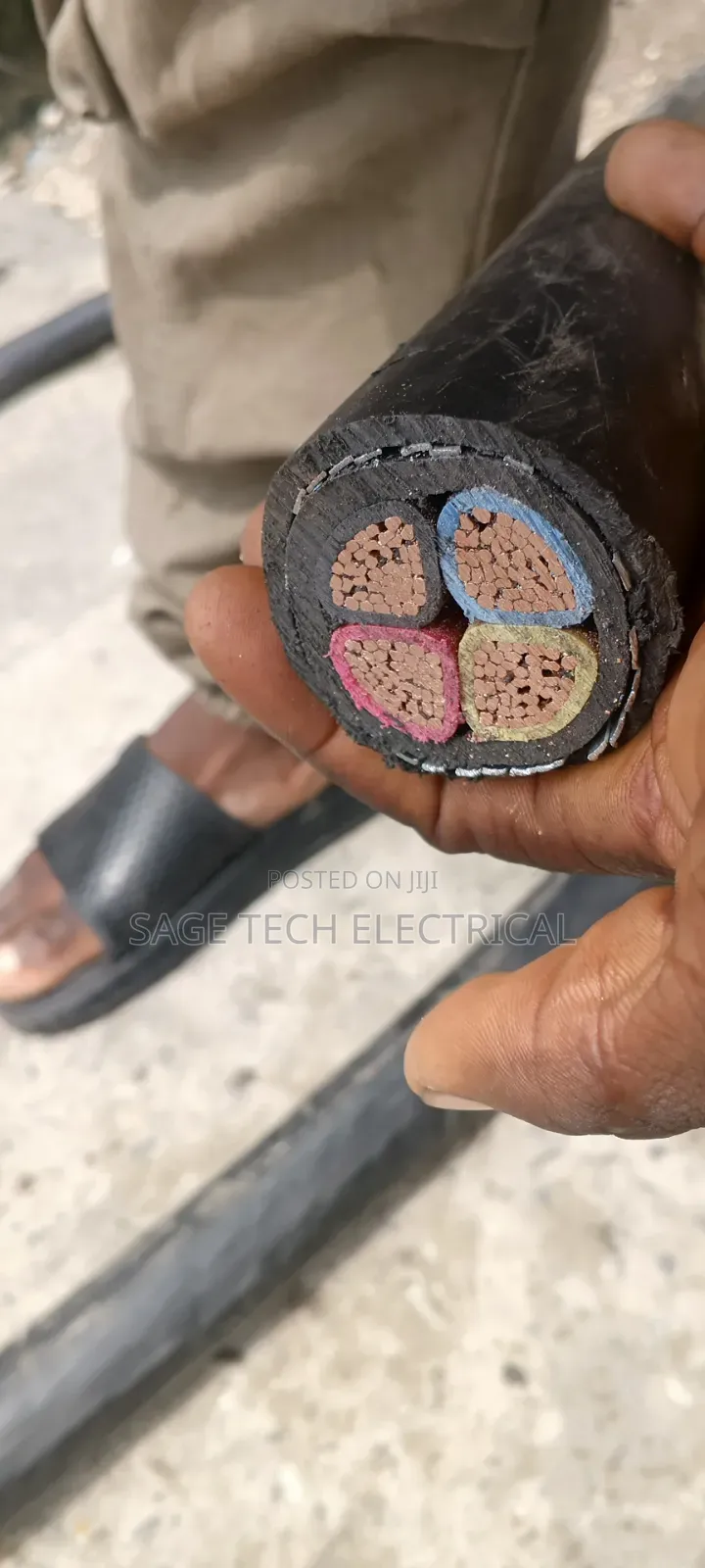 120mm 4core PVC Swa PVC Armoured Cable
