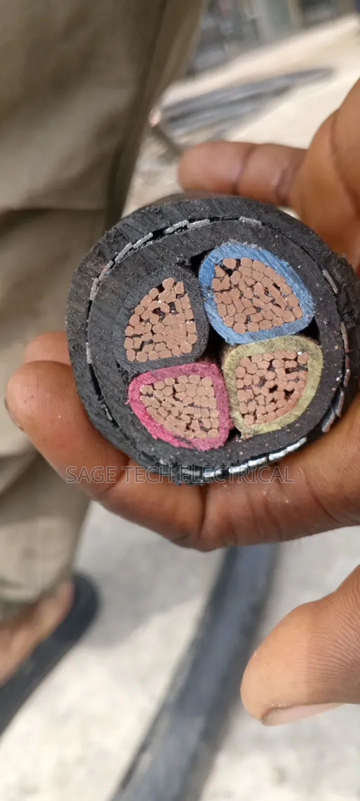 120mm 4core PVC Swa PVC Armoured Cable