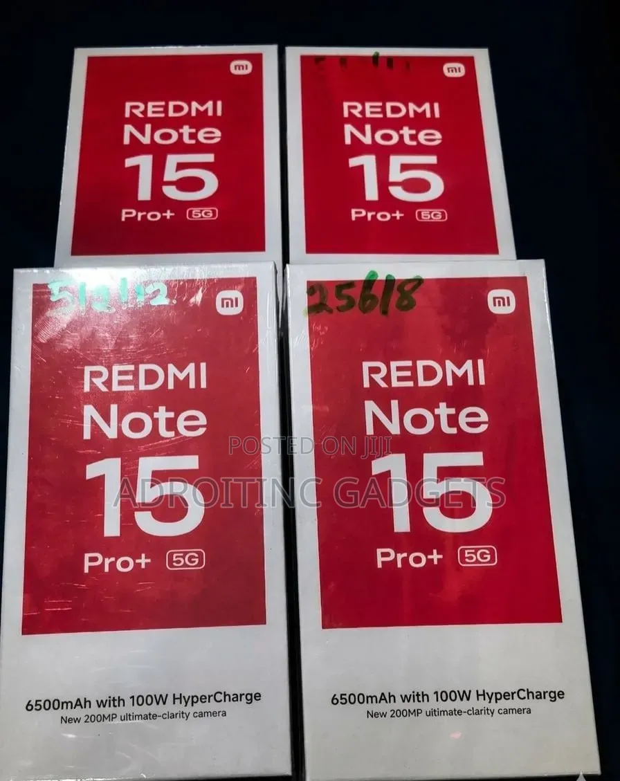 New Xiaomi Redmi Note 15 Pro+ 512 GB Black