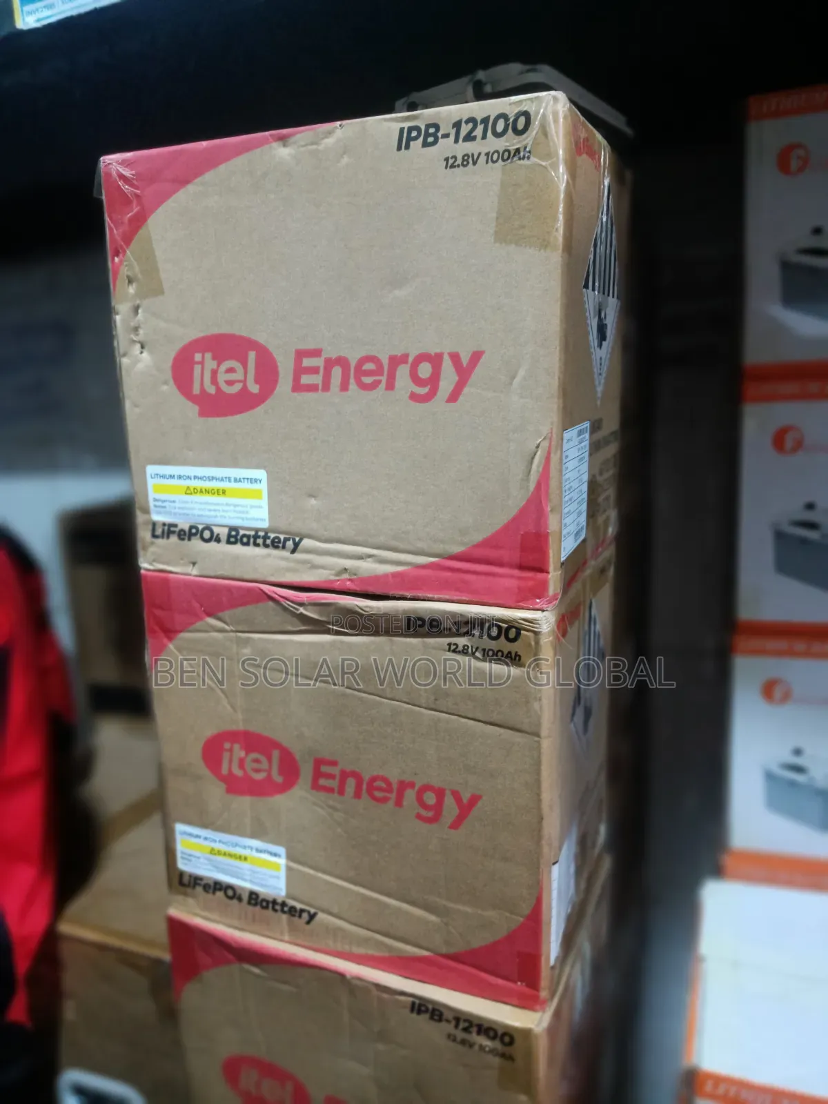 100ah Itel Lithium Battery 12.8v