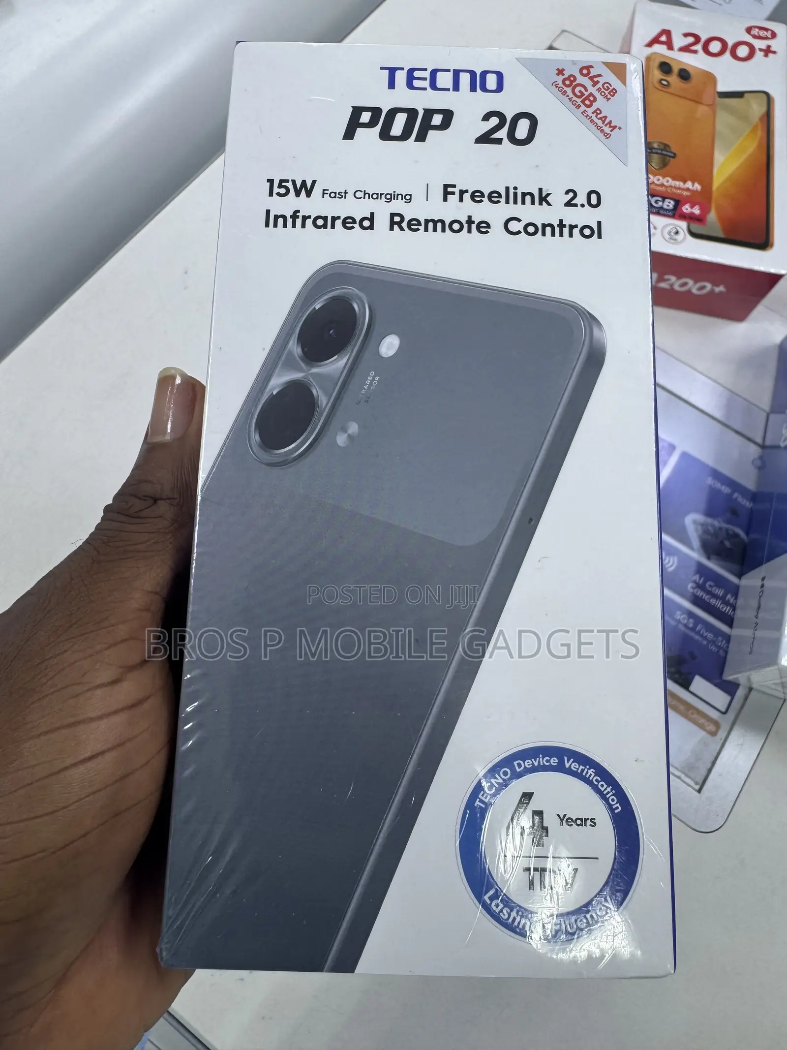New Tecno Pop 20 64 GB Black