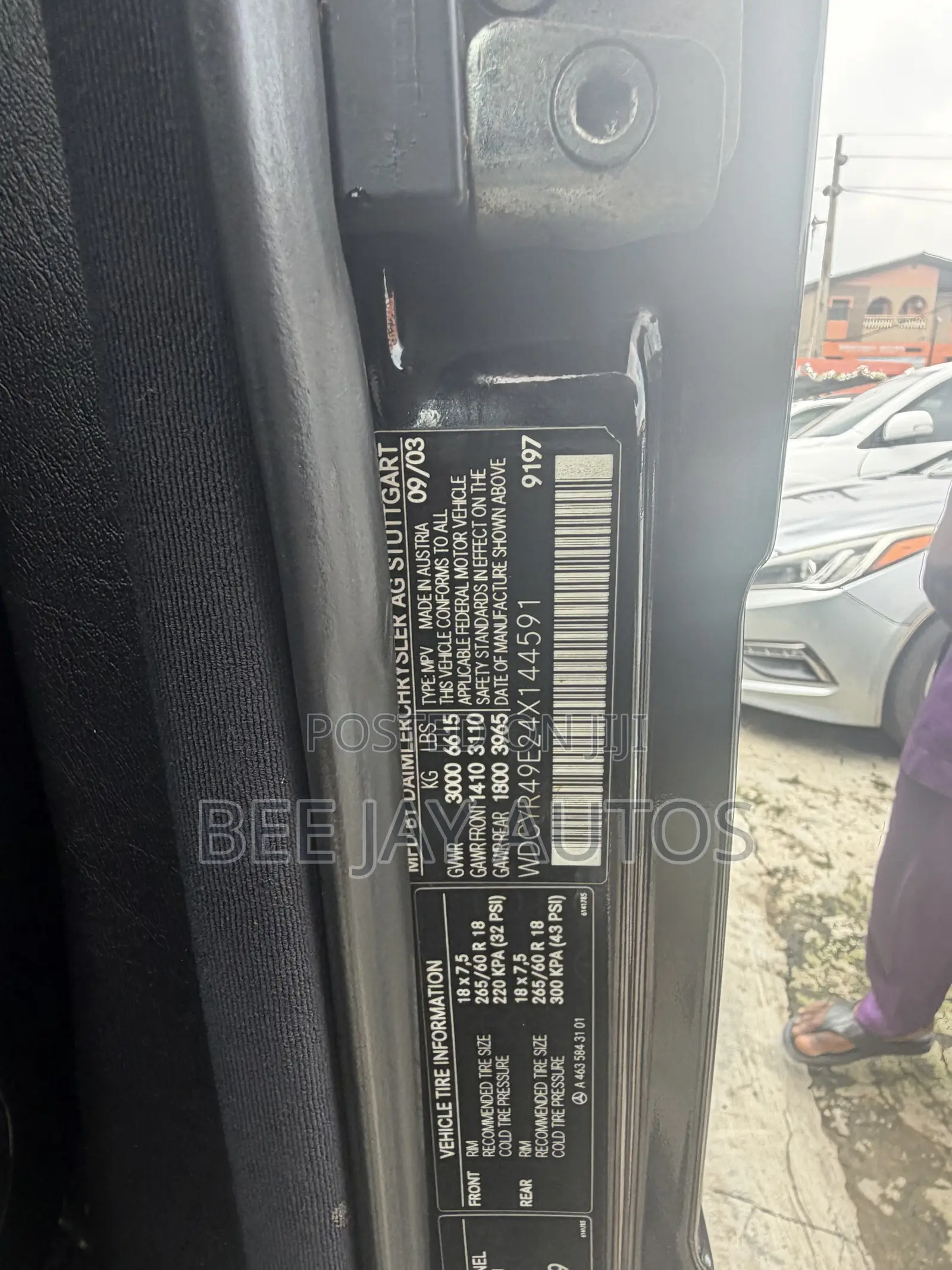 Mercedes-Benz G-Class 2004 Black