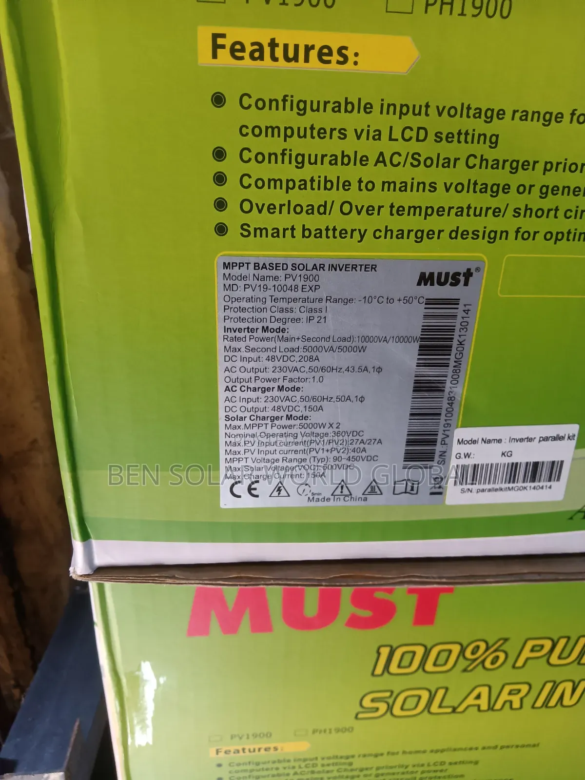 10kva Must Solar Inverter 48v