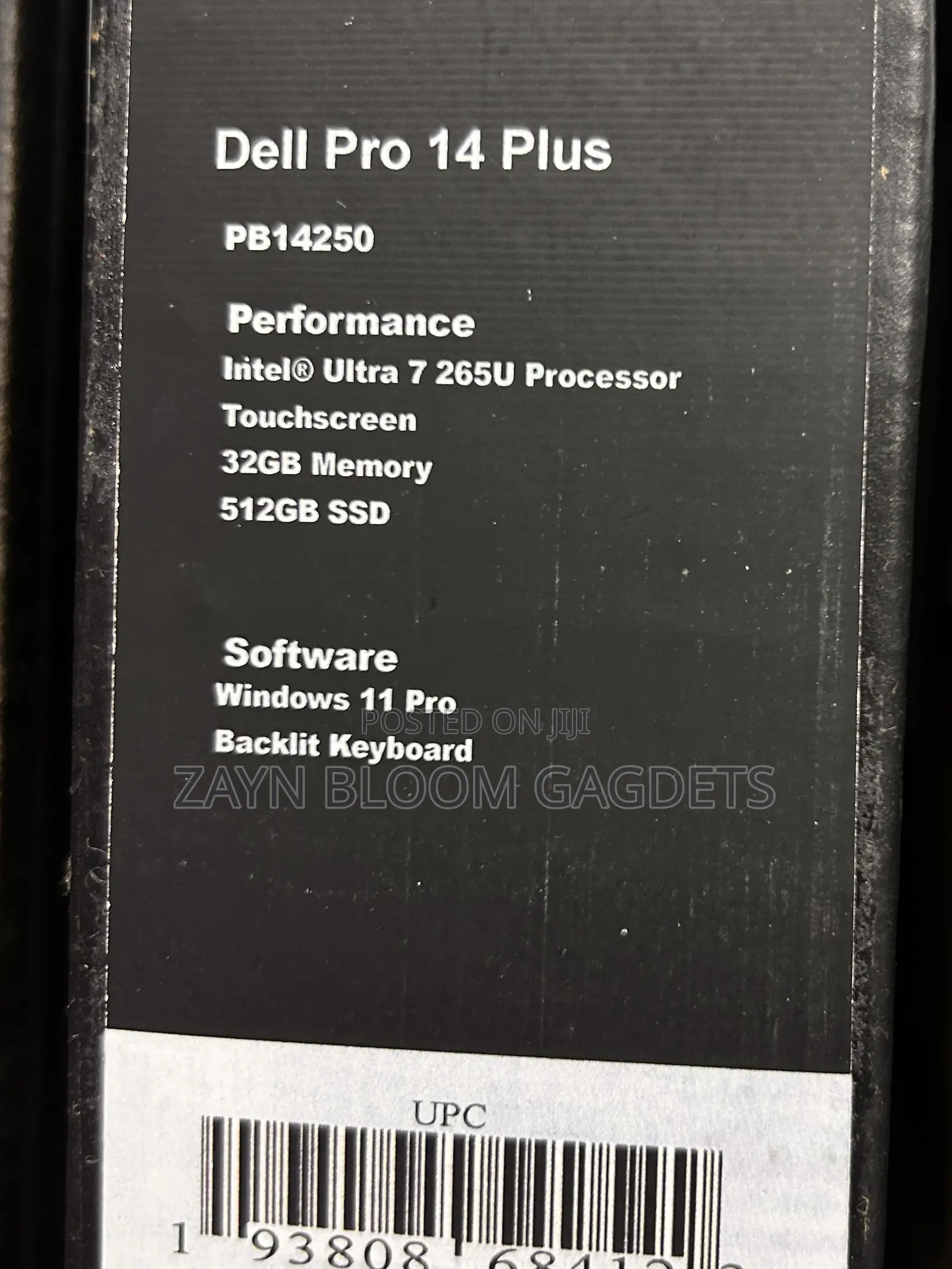 New Laptop Dell Pro 14 32GB Intel Core Ultra 7 SSD 512GB