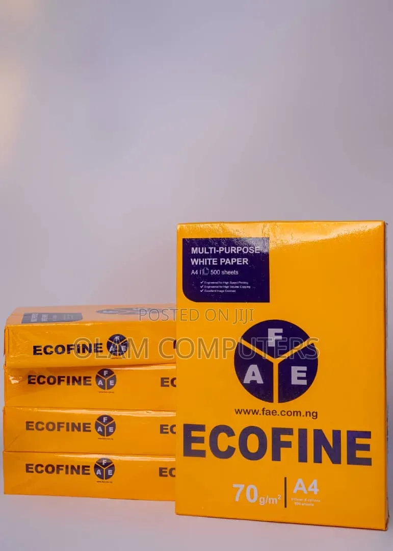 Fae Ecofine Multi-purpose White Paper, A4, 500 Sheets