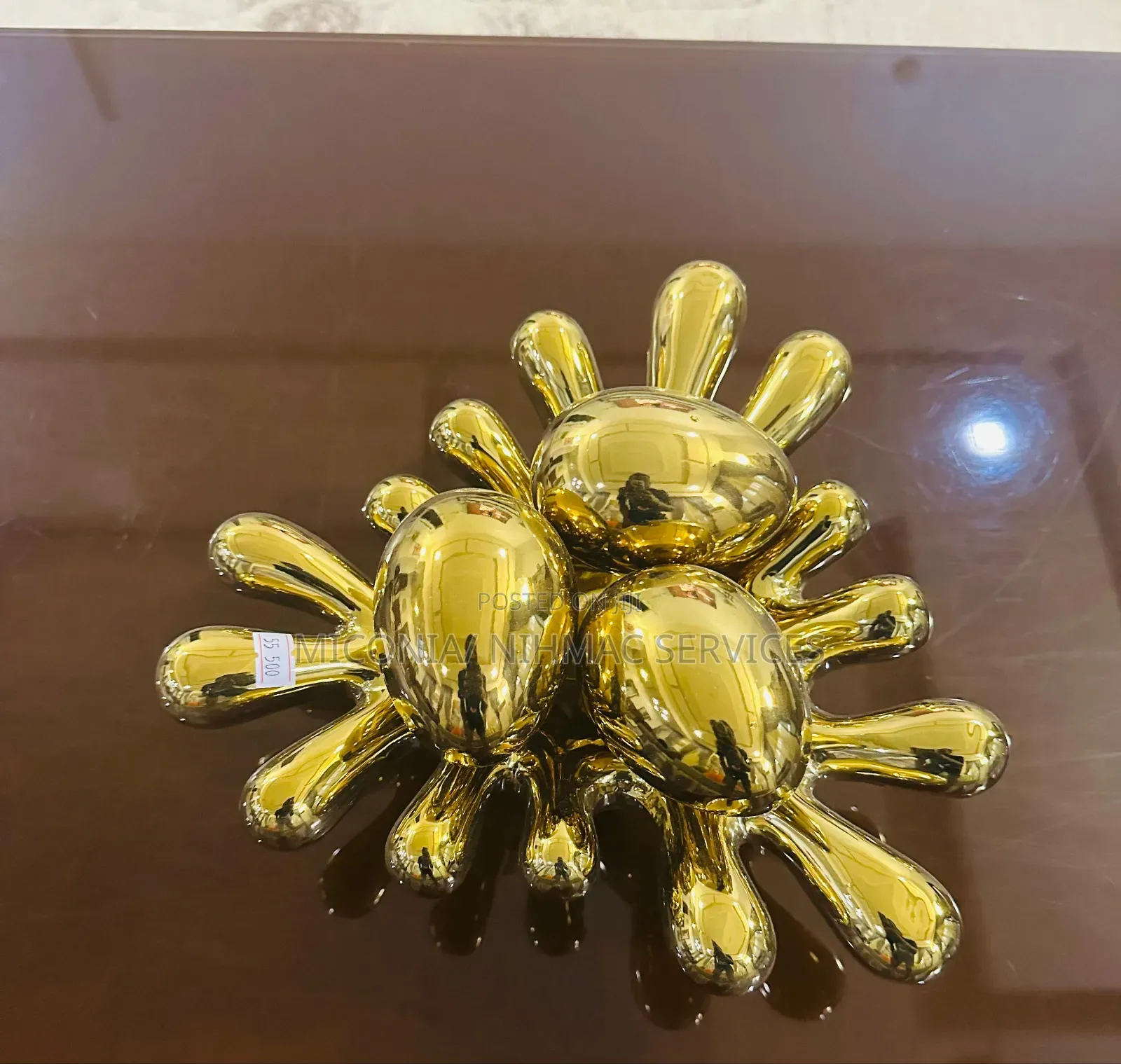 Luxury Gold Decorative Centerpiece