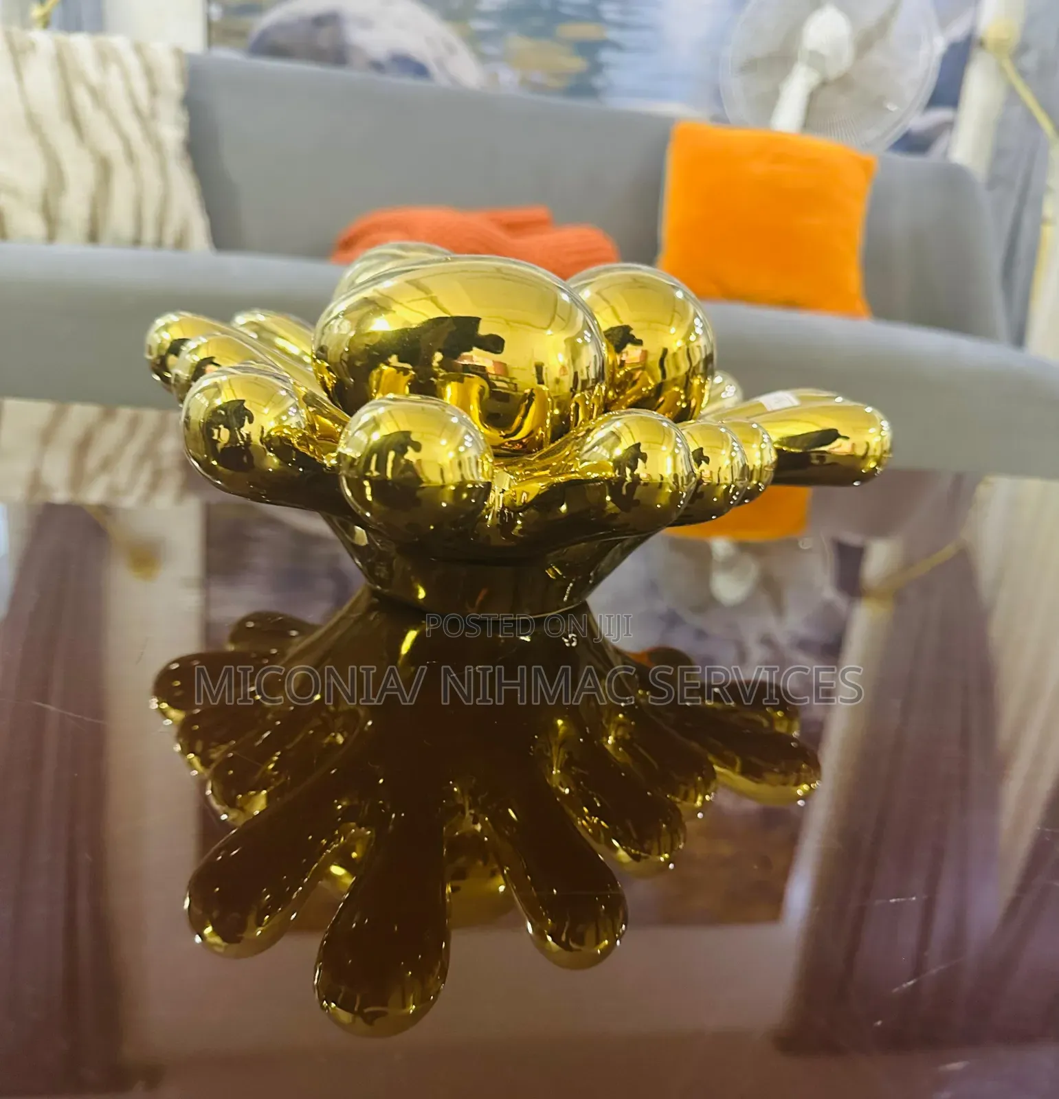 Luxury Gold Decorative Centerpiece