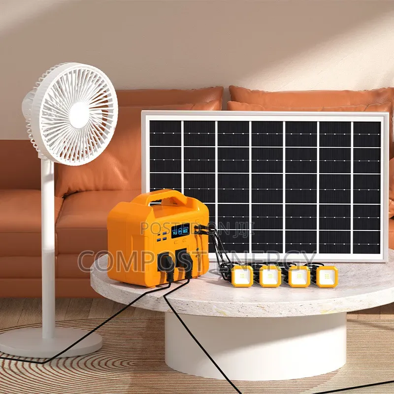 500watt Solar Generator/100w Panel /4 Bulbs