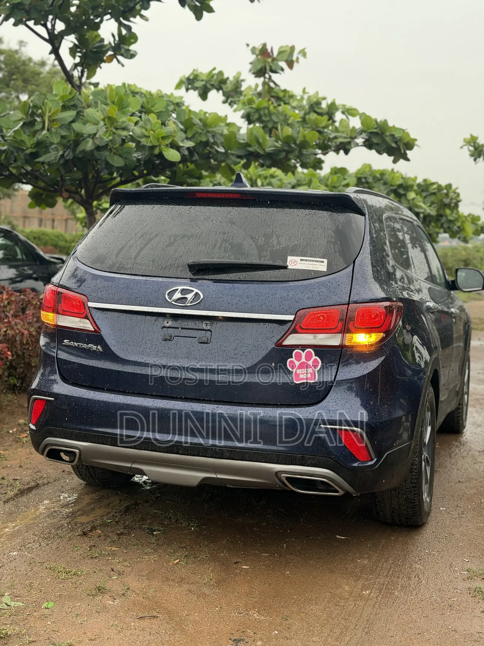 Hyundai Santa Fe 2016 Blue