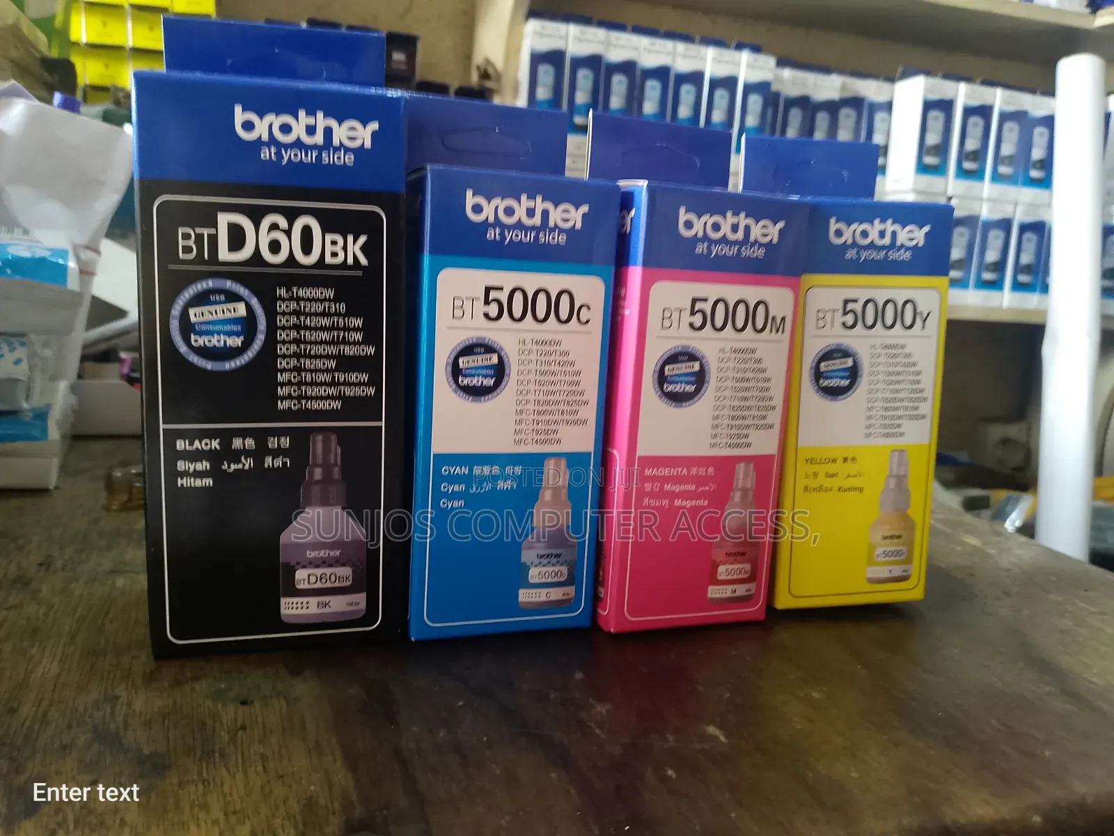 Brother Refill Ink One Set Black/Yellow) Cyan) Magenta)