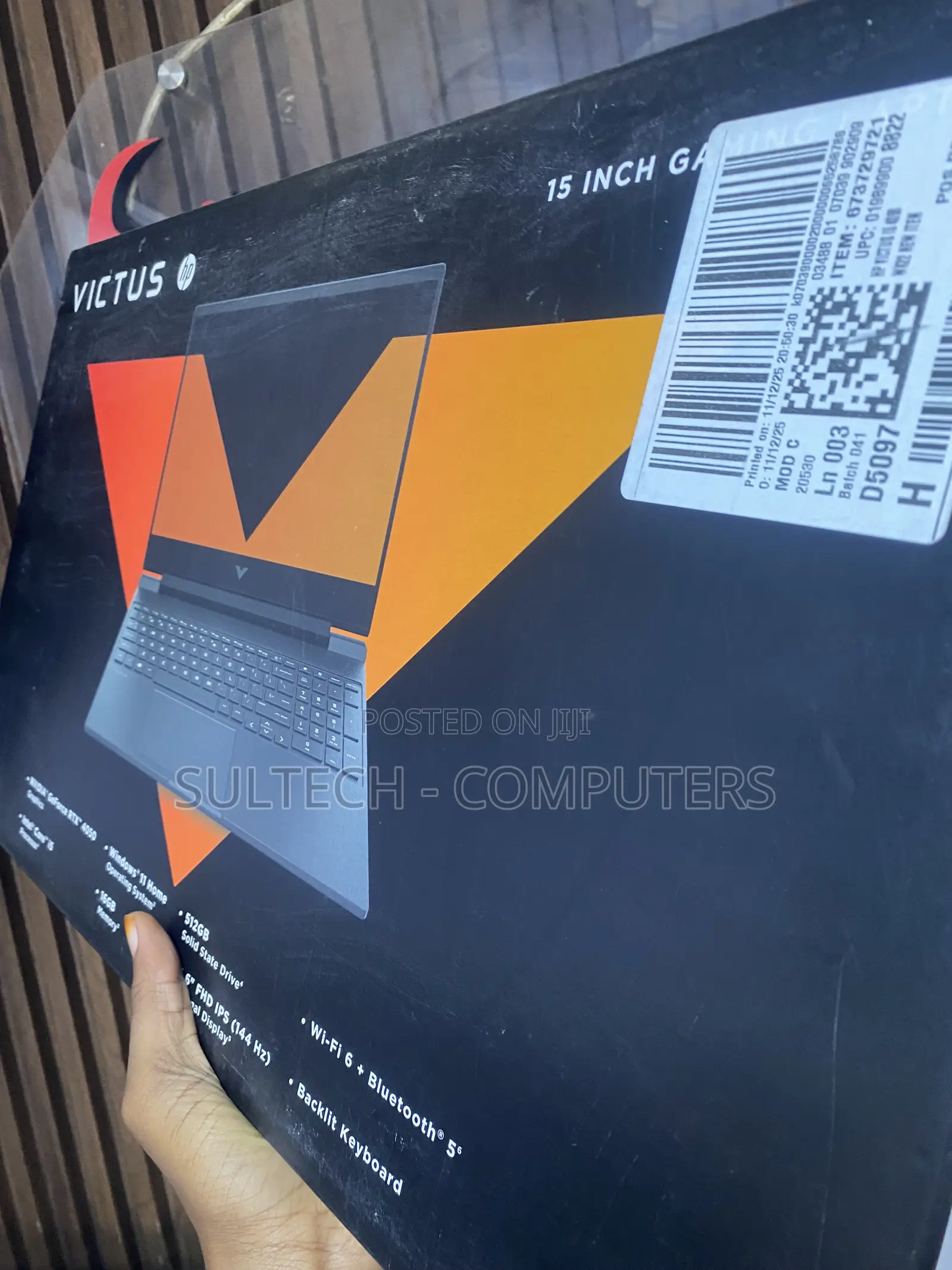 New Laptop HP Victus 15 16GB Intel Core i5 SSD 512GB