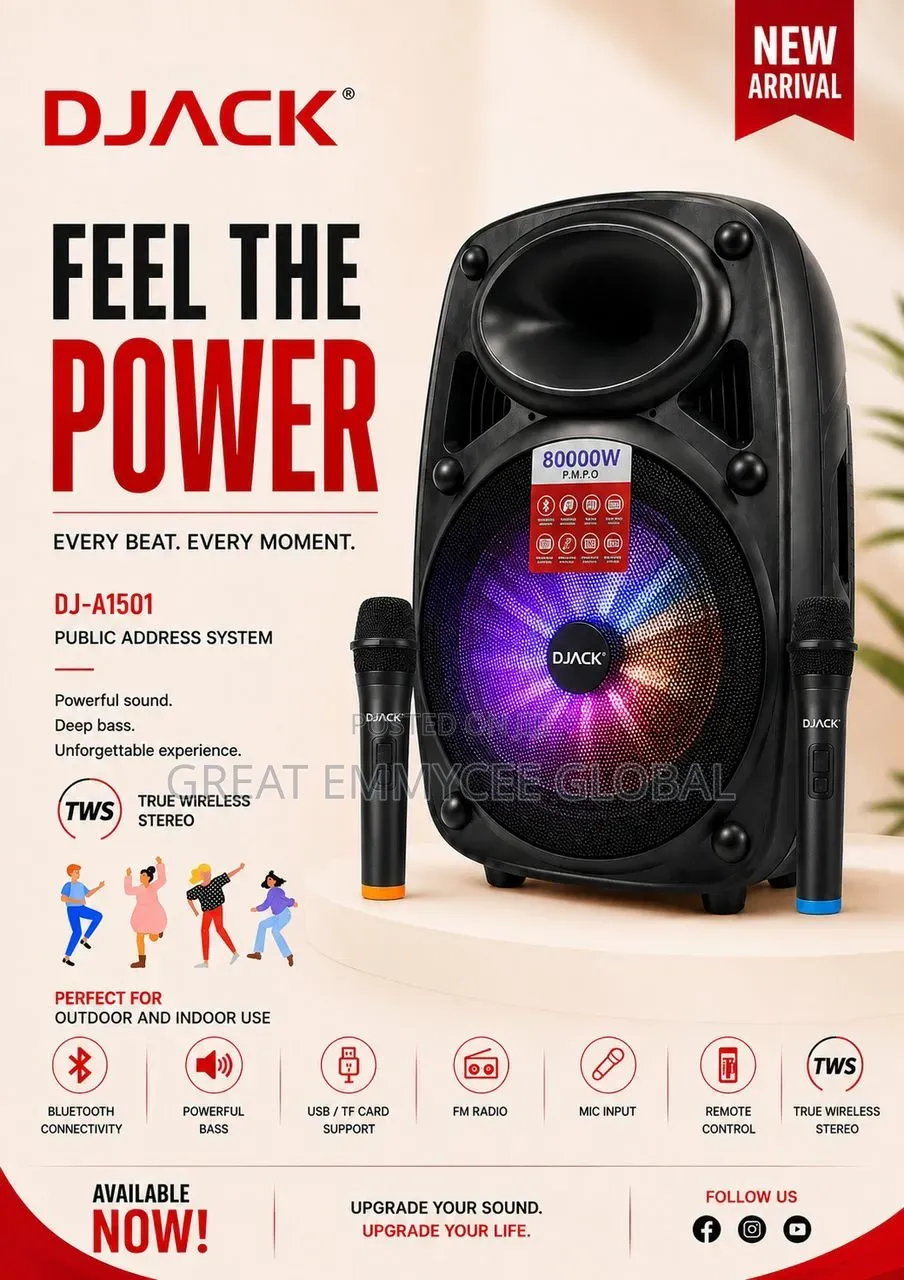 Djack Public Addressing System Dj_a1501