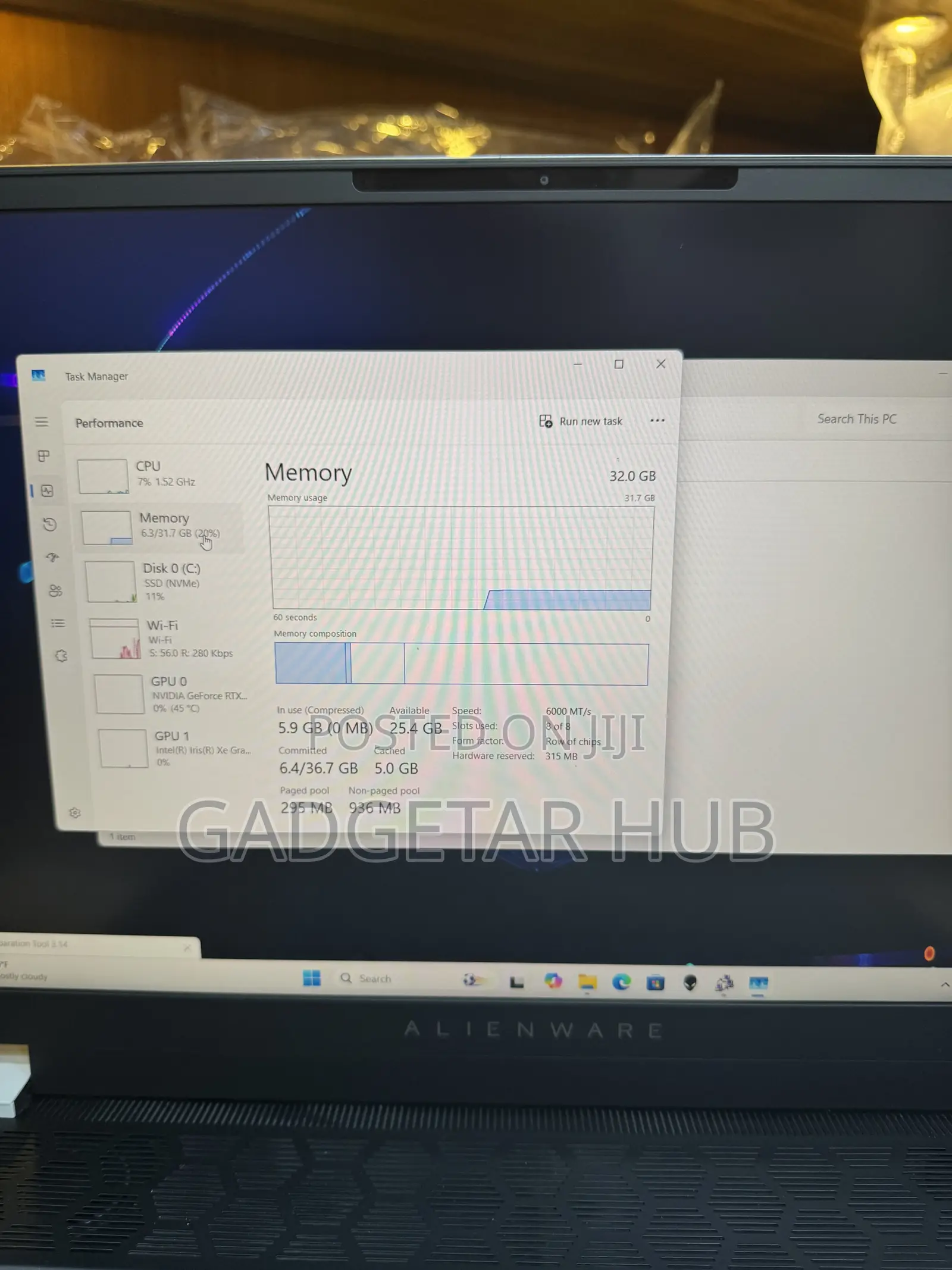 Laptop Dell 32GB Intel Core i9 SSD 1T
