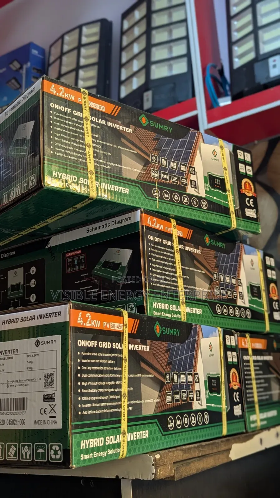 Sumry 4.2kw 24v Hybrid Solar Inverter.