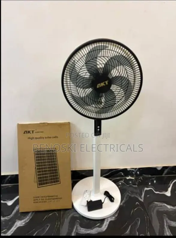 Akt Solar Rechargeable Fan