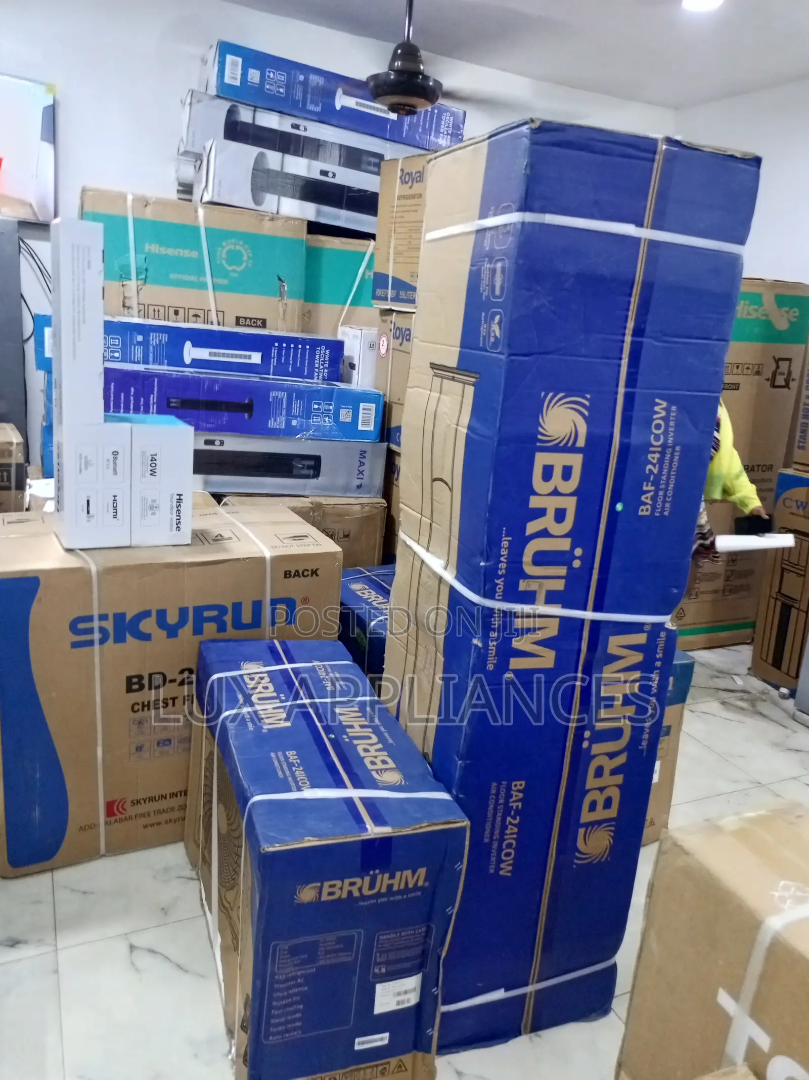 Bruhm Quiet Operation Inverter Standing Ac