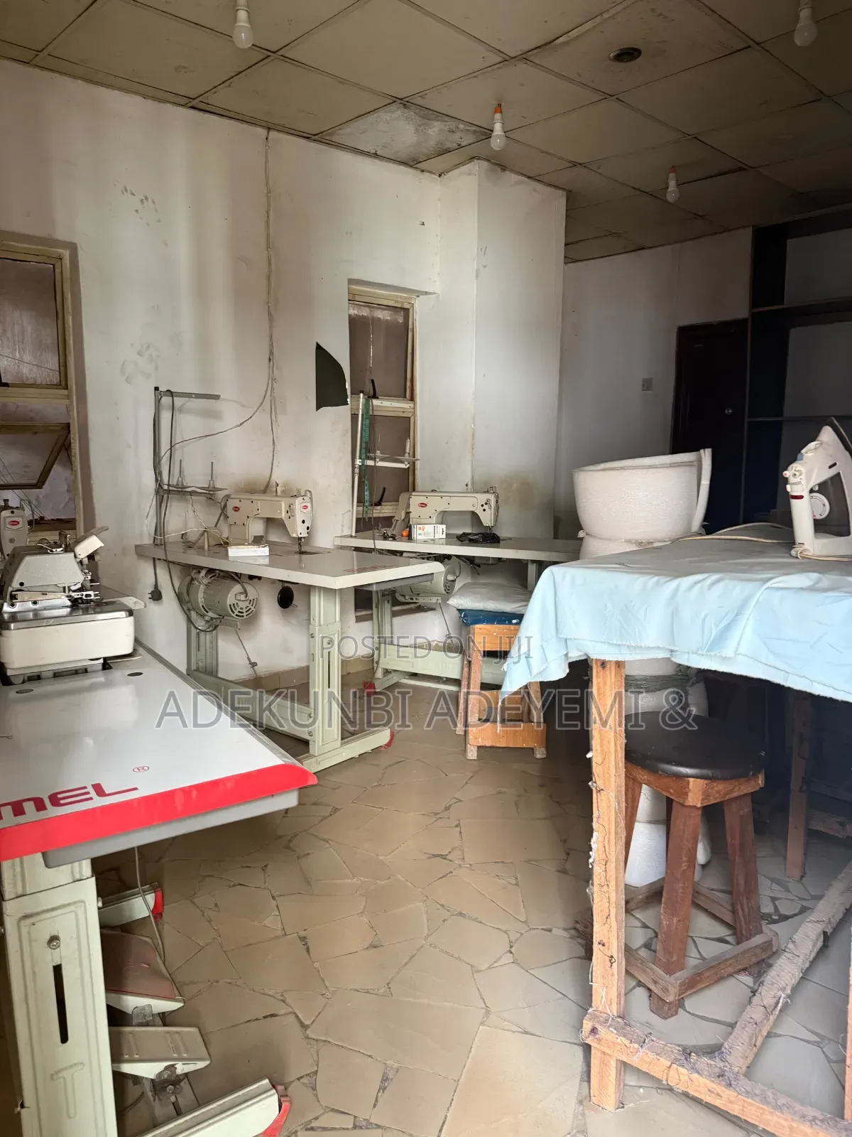 Tailoring Shop for Lease