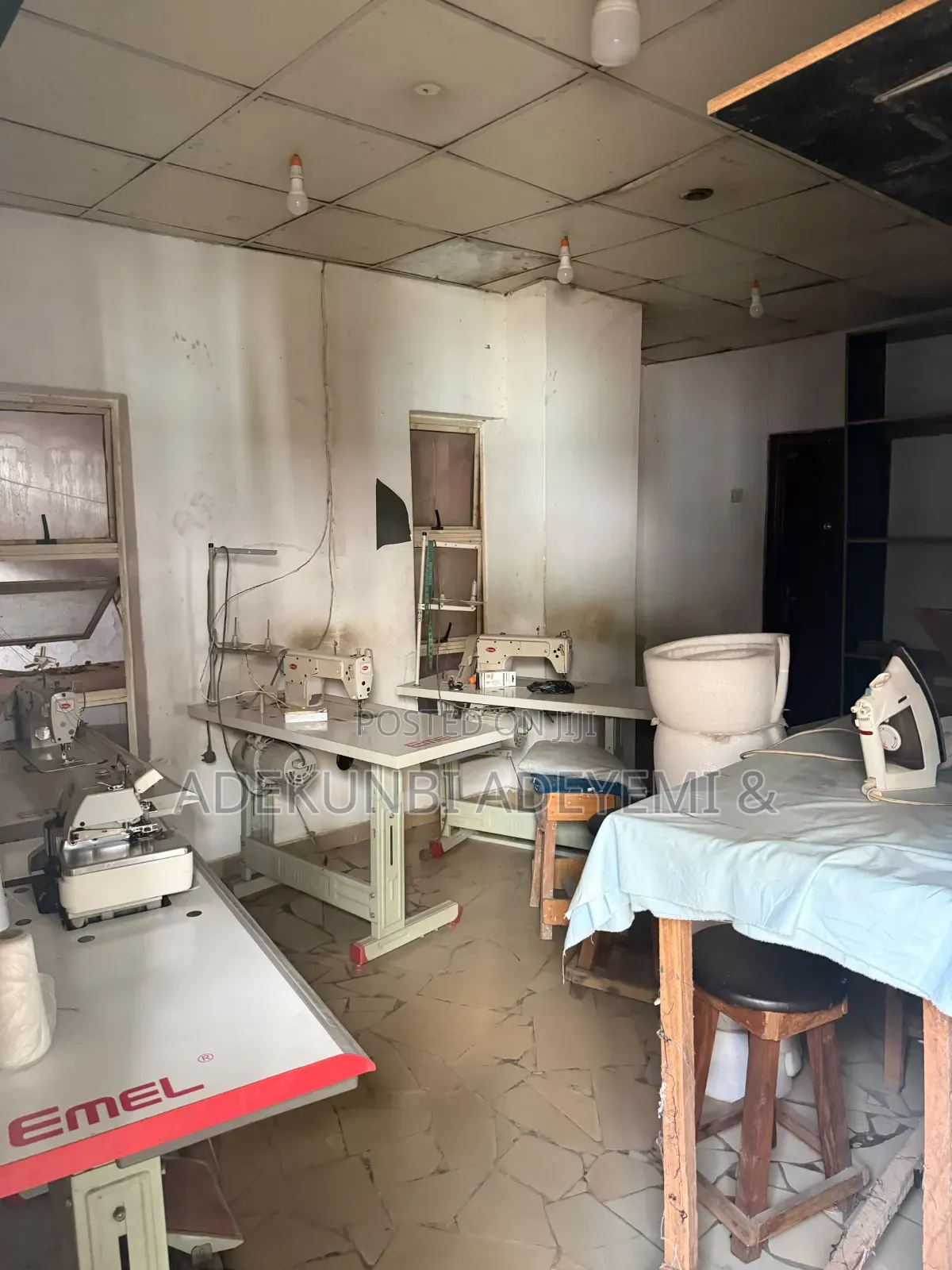 Tailoring Shop for Lease