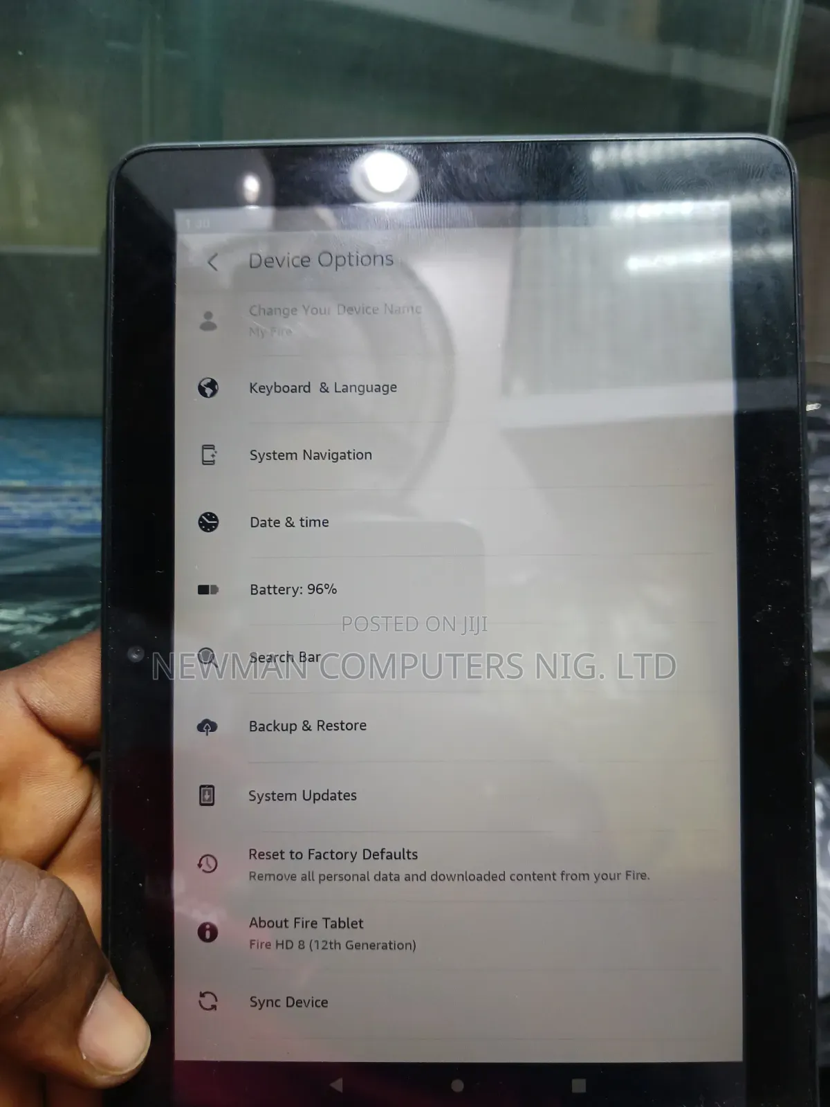 Amazon Fire HD 8 (12 gen) 32 GB Black