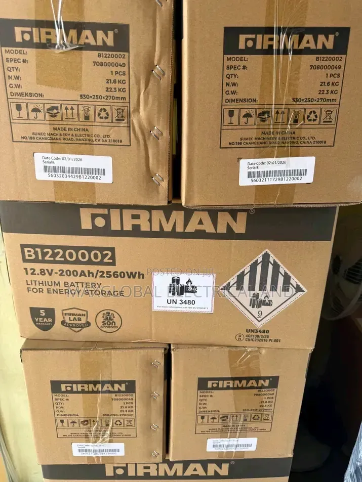 2.5kwh Firman Lithium Battery