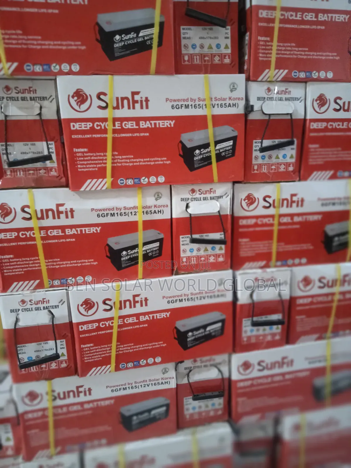 165ah Sunfit Solar Battery 12v