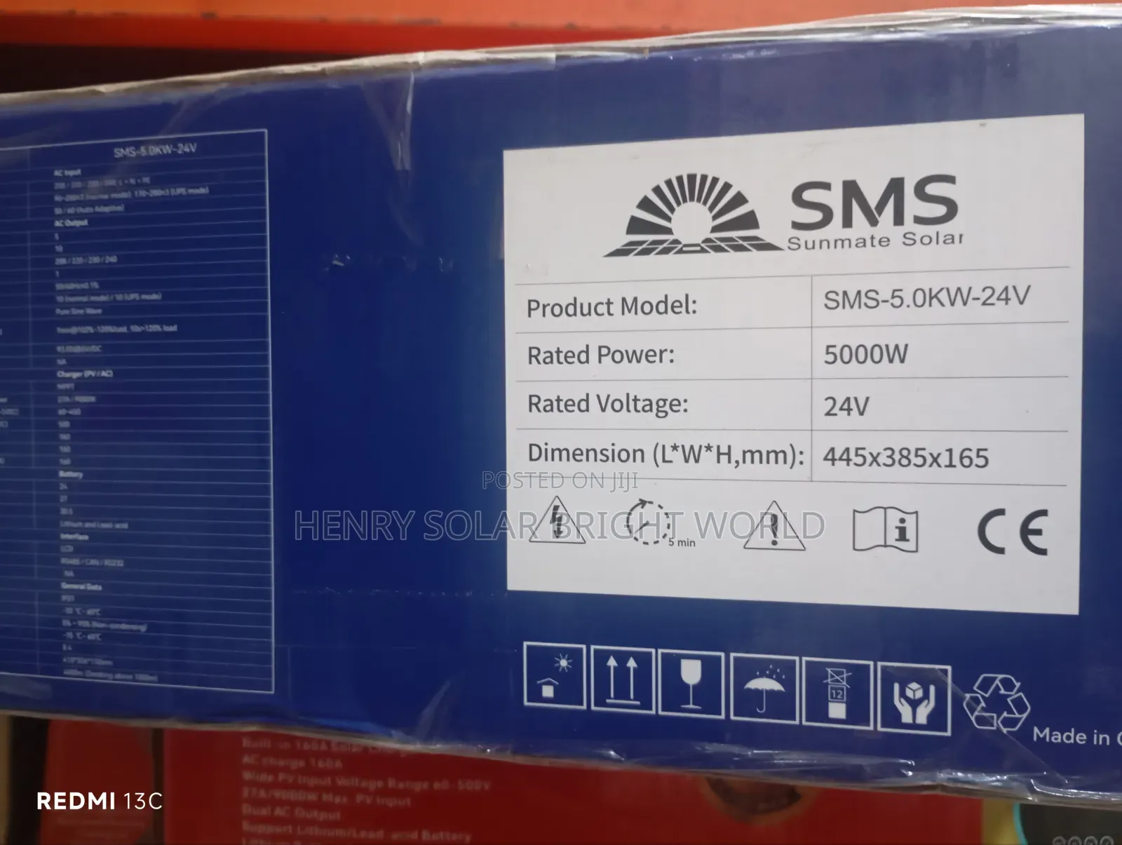 SMS 5kva 24v Hibrid Inverter