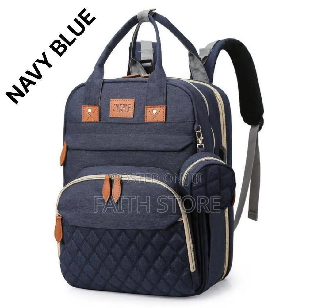 High Quality Baby Bed and Nursing/Maternity Backbag With Purse,