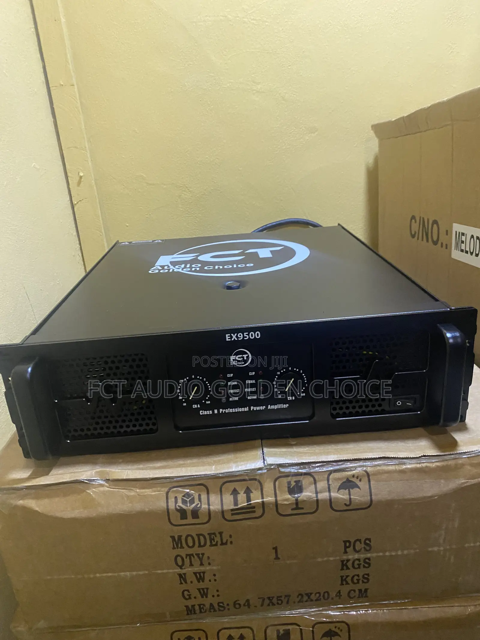 F C T Audio Ex 9,500 Amplifier