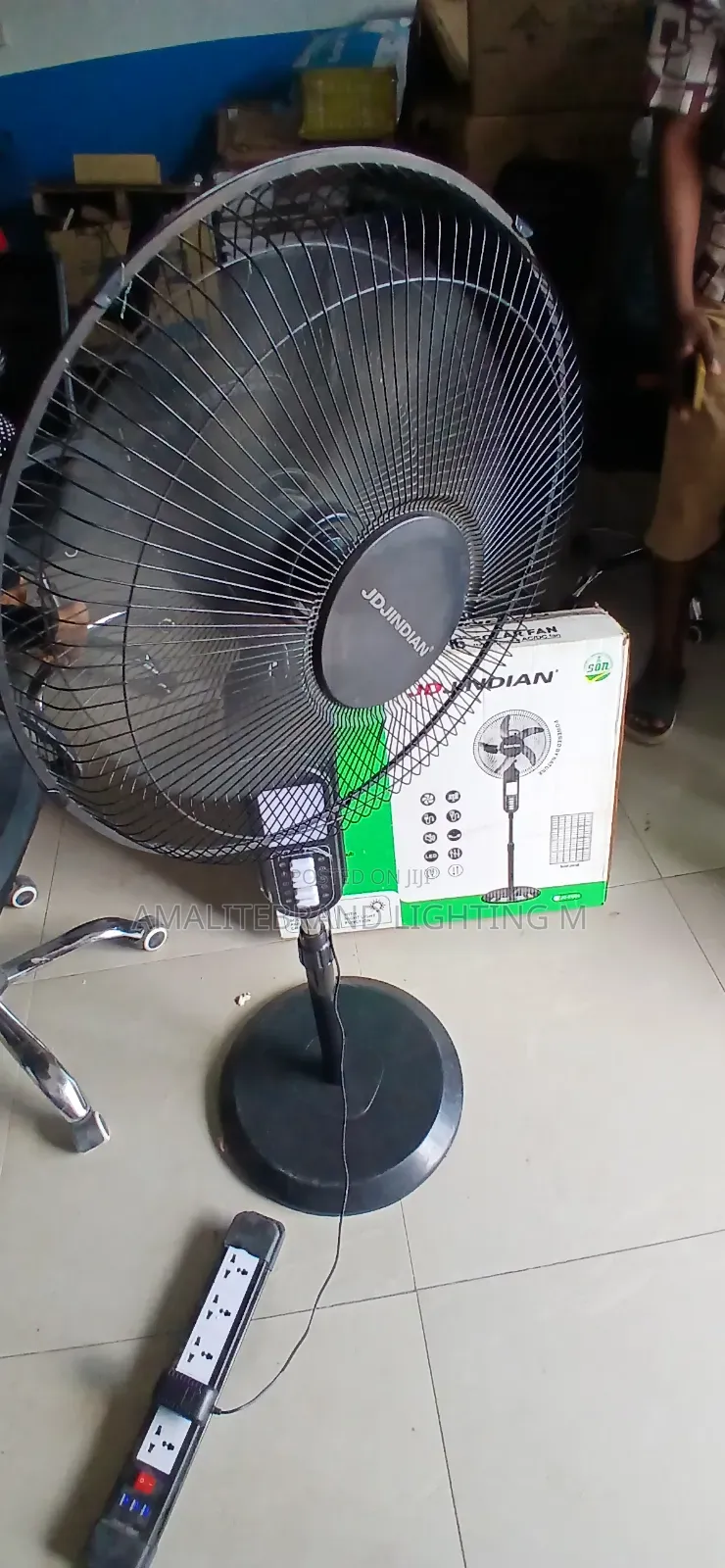 Solar Fan 16 Inches Rechargeable