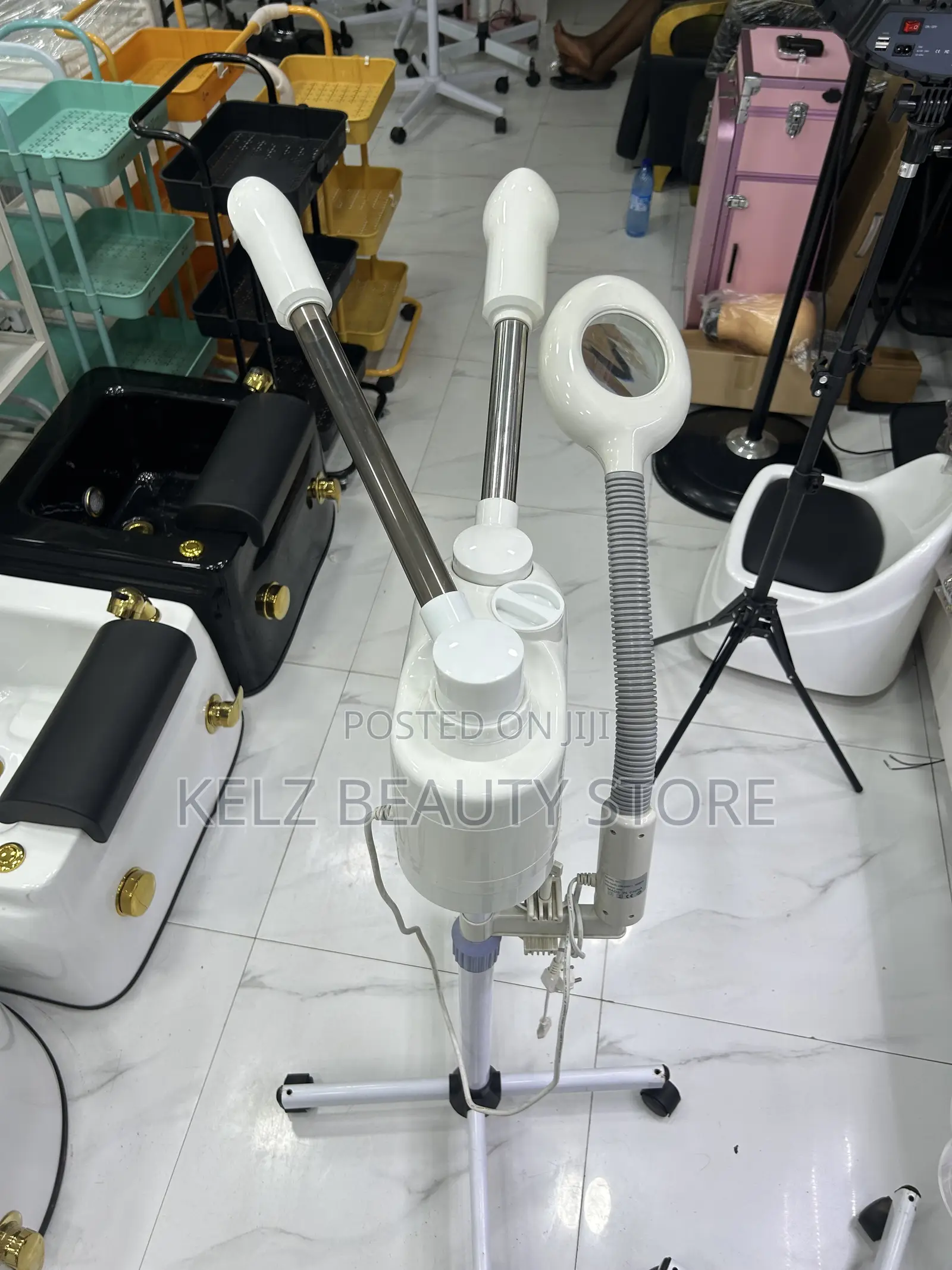 3 In 1 Facial Steamer (Hot, Cold Plus Magnifying Lamp)