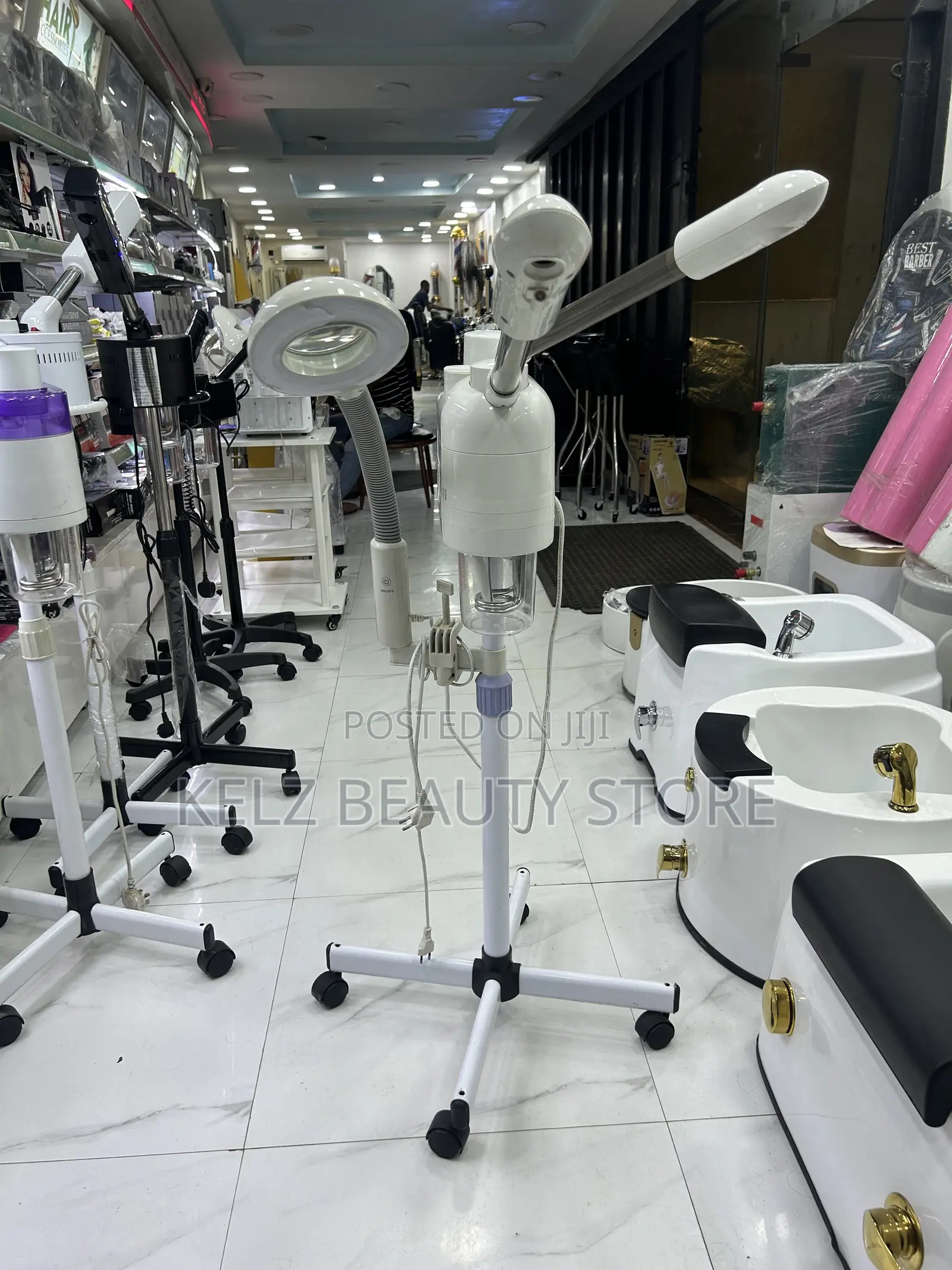 3 In 1 Facial Steamer (Hot, Cold Plus Magnifying Lamp)