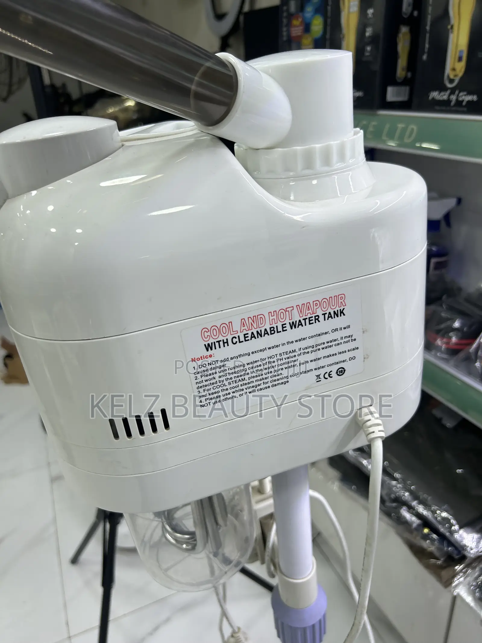 3 In 1 Facial Steamer (Hot, Cold Plus Magnifying Lamp)