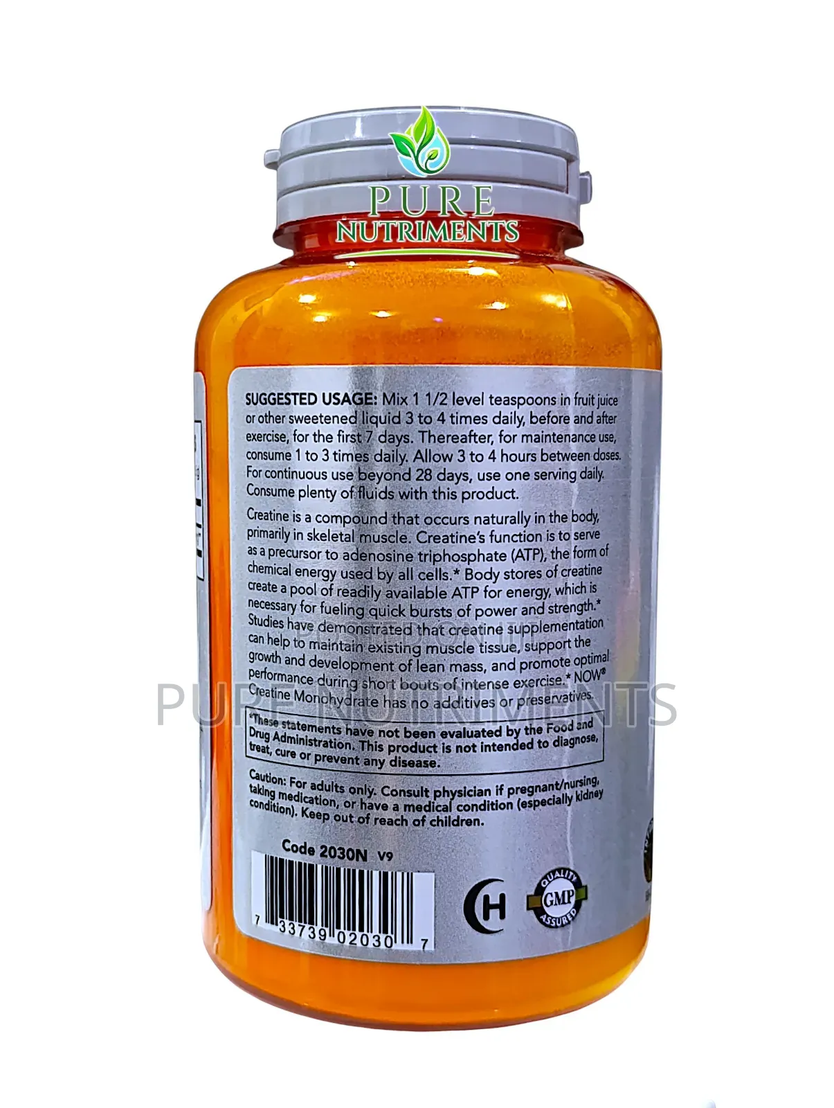 Now Creatine Monohydrate 5g Powder 227g Lean Muscle Growth and Energy