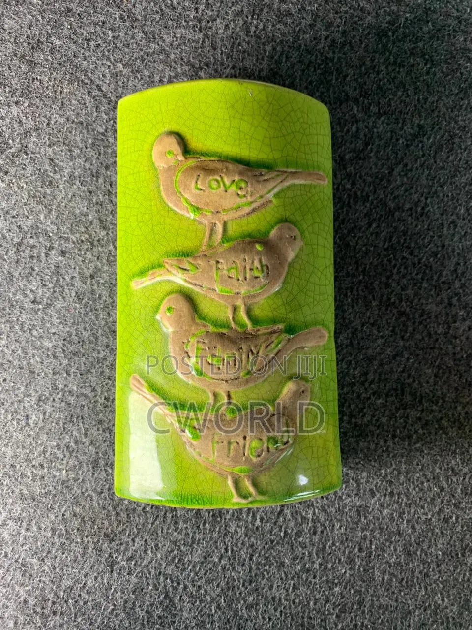 Ceramic Bird Vase Set – Love, Faith, Family, Friends